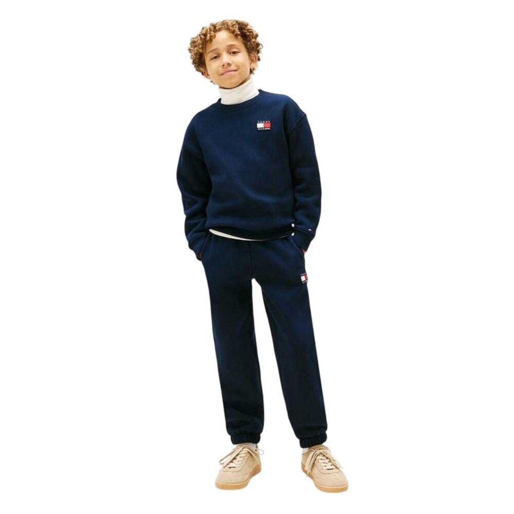 Tommy Hilfiger Childrens/Kids Heritage Flag Logo Crew Neck Co-ord Set / Navy
